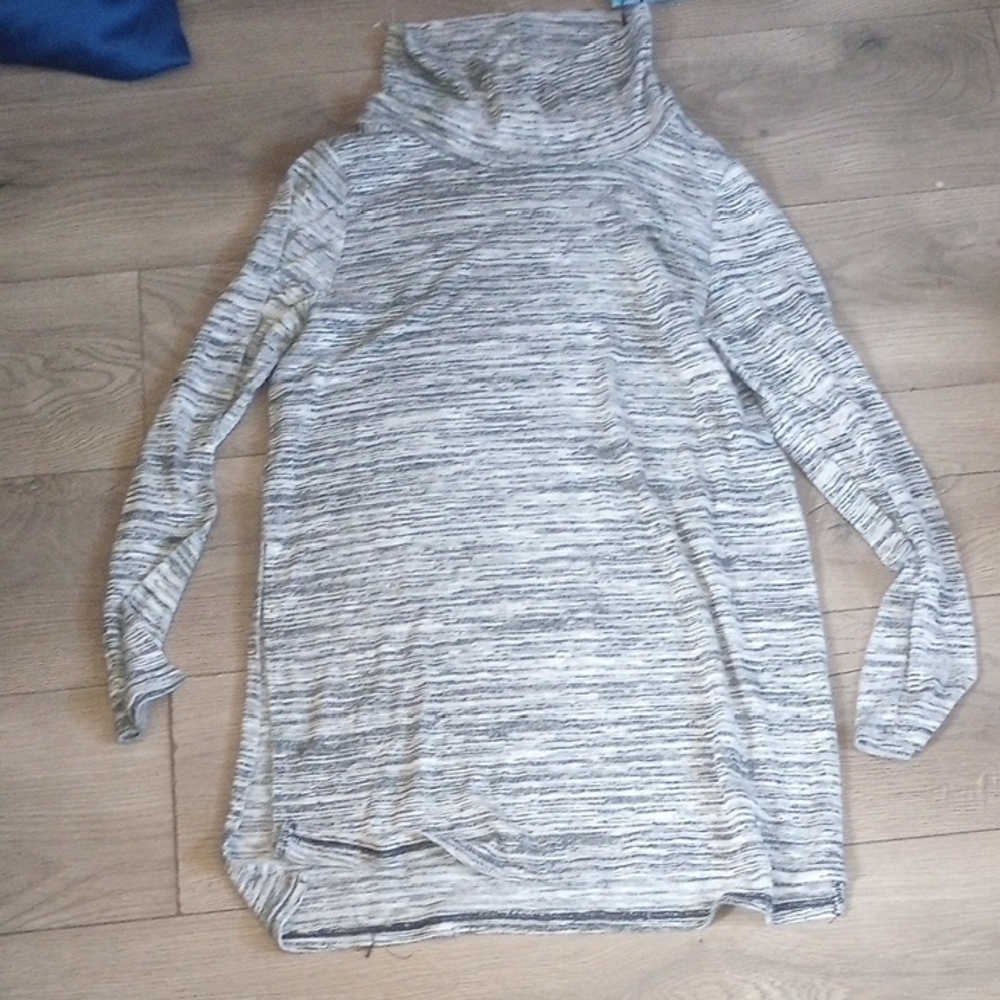 Women's Gray Turtleneck Sweater